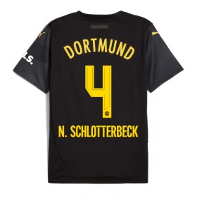 Borussia Dortmund Nico Schlotterbeck #4 Borta Kläder 2024-25 Kortärmad